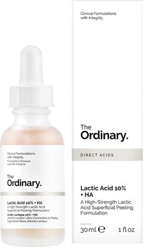 Сыворотка The Ordinary Peeling Fluid с молочной кислотой 10% + гиалуроновой кислотой 2%