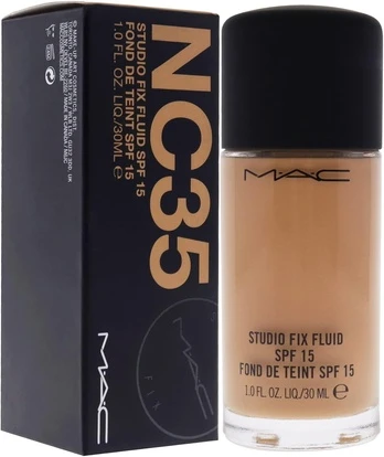 Тональная основа MAC Studio Fix Fluid SPF 15 NC35