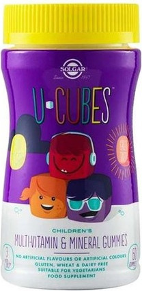 Gummies Solgar Solgar U Cubes Мультивитамины и Минералы