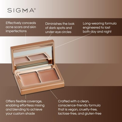 Корректирующий цветной крем Sigma Beauty Spectrum Color-Correcting Duo
