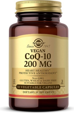 Коэнзим Q-10 200мг Растительные Капсулы Solgar