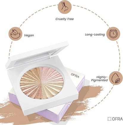 Палетка хайлайтеров Ofra Cosmetics All of the Lights
