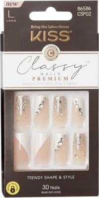Искусственные ногти Kiss Classy Premium Ногти Длинная Длина