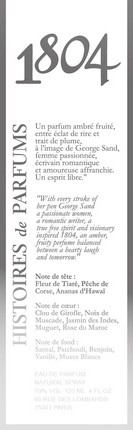 Духи Histoires De Parfums 1804