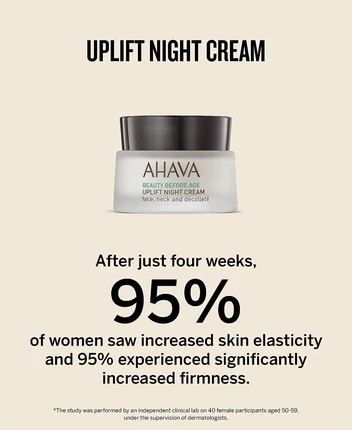 Крем Ahava Uplift Ночной Крем Уменьшение Морщин Борьба с Признаками Старения