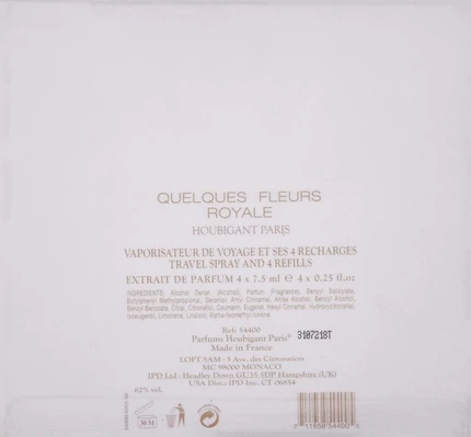 Eau De Parfum Houbigant Quelques Fleurs Royale Дорожный спрей в коробке