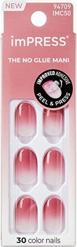 Artificial Nails Kiss The Sky Self-Adhesive Nails Impress Color Nails Beat The Heat