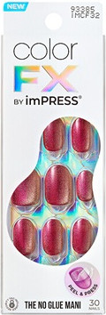 Накладные ногти Kiss Самоклеящиеся ногти Impress Color Fx Walk Out