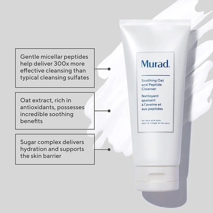 Очищающее средство Murad Soothing Oat And Peptide Cleanser