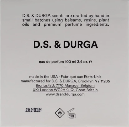 Eau de Parfum D.S. & Durga Pistachio