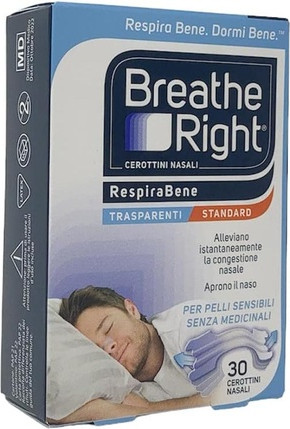 Носовые полоски Breathe Right Clear Standard