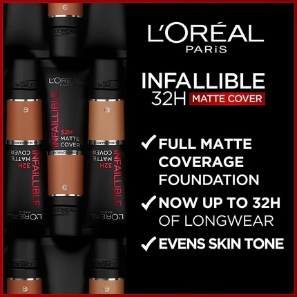 Жидкая тональная основа L'Oreal Professional Infallible 32H Матовое Покрытие