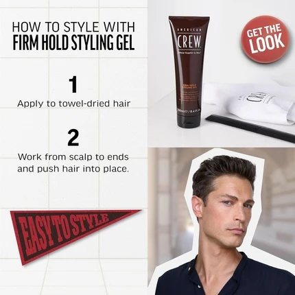 Gel American Crew Firm Hold Gel
