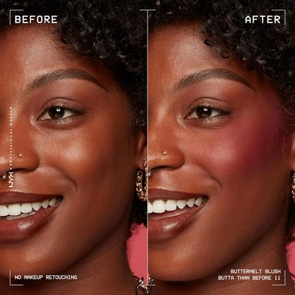 Пудровые румяна NYX Buttermelt