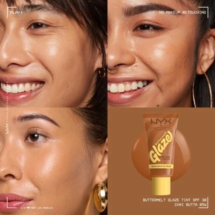 Тинт для кожи NYX Professional Makeup Buttermelt Glaze Soft Glow Skin Tint с SPF 30
