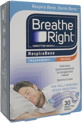 Носовые пластыри Breathe Right Clear Большие