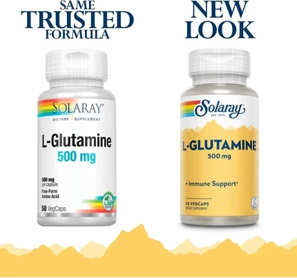 VegCaps Solaray L-Glutamine
