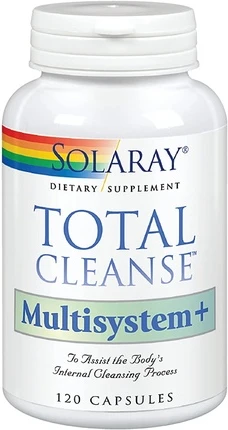 Витаминные капсулы Solaray Total Cleanse Multisystem+