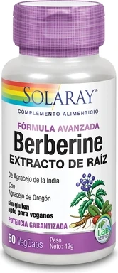 Solaray Berberine 60 Вегетарианских Капсул Улучшенная Формула