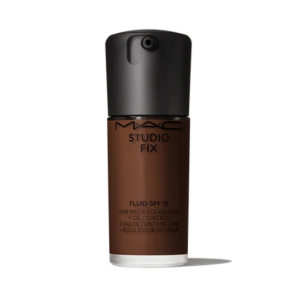 Матирующая тональная основа MAC Cosmetics Studio Fix Fluid Стойкость 24 часа Контроль жирности SPF 15
