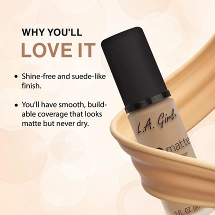 Тональная основа L.A. Girl PRO Matte HD High-Declaration Long Wear Foundation