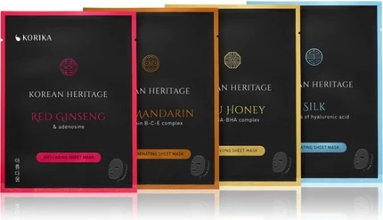 Набор тканевых масок Korika Korean Heritage Sheet Mask Set