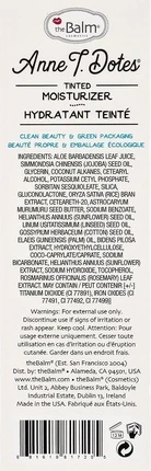 Тонирующий увлажняющий крем Thebalm Cosmetics Anne T. Dote