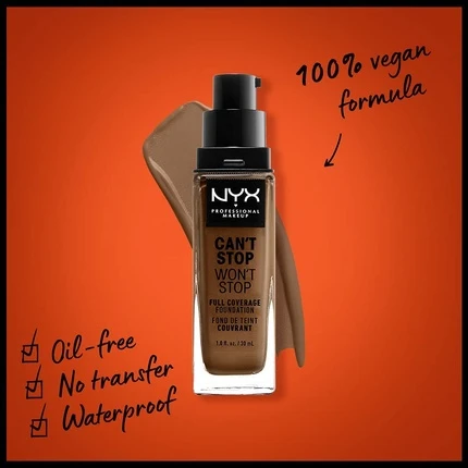 Тональная основа NYX Professional Makeup Can't Stop Won't Stop
