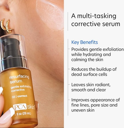 Нежная отшелушивающая корректирующая сыворотка для лица PCA Skin Resurfacing Serum