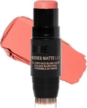 Кремовые румяна Nudestix Nudies Matte Lux для всего лица