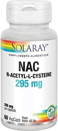 Solaray NAC 295мг 60 растительных капсул
