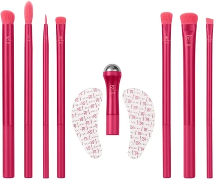 Набор кистей Real Techniques Limited Edition Eye Sparkle Makeup Brush and Skincare Kit