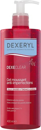 Пенящийся Гель Dexeryl Dexeclear для Умывания Лица и Тела