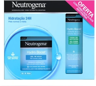 Набор: Увлажняющий гель для лица и гель для контура глаз Neutrogena Hydro Boost