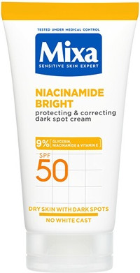 Крем Mixa Защитно-корректирующий от пигментных пятен SPF 50