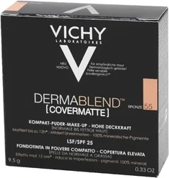 Компактная тональная основа Vichy Dermablend Covermatte