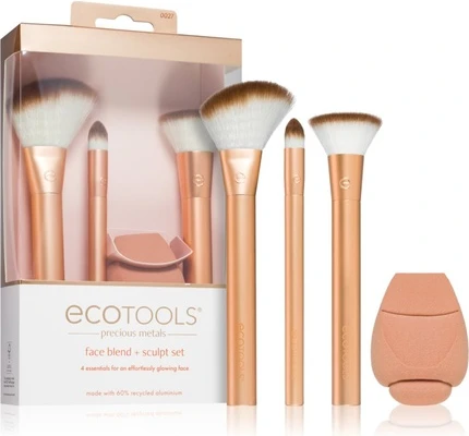 Набор кистей для лица Ecotools Precious Metals