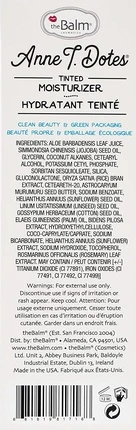 Тонирующий увлажняющий крем Thebalm Anne T. Dote