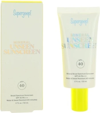 Солнцезащитный крем Минеральный Supergoop Supergoop Mineral Unseen Sunscreen SPF 40