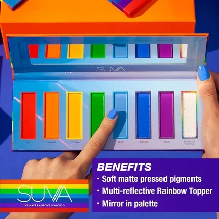Наборы теней и палетки Suva Beauty We Make Rainbows Jealous Palette