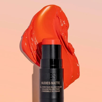 Кремовые румяна Nudestix Nudies Matte для всего лица