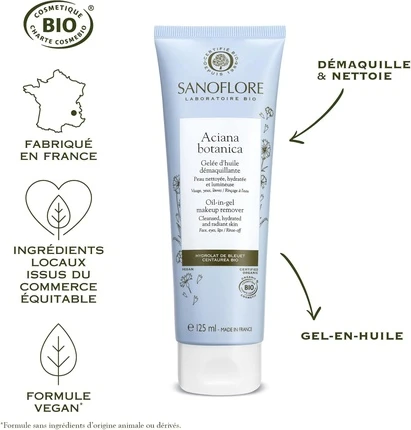 Средство для снятия макияжа Sanoflore Aciana Botanica Oil-In-Gel