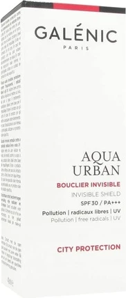 Защита лица от солнца Galenic Aqua Urban Invisible Shield SPF 30