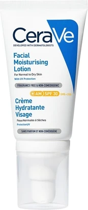 Дневной крем CeraVe Увлажняющий лосьон для лица с SPF30