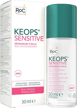 Deodorant Roll-On RoC Keops Sensitive