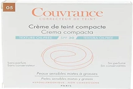 Компактная тональная основа Couvrance Compact Foundation Cream Матирующий эффект SPF30