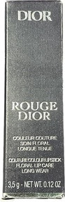 Помада Christian Dior Rouge Couture Colour Lipstick с уходом для губ с цветочными компонентами