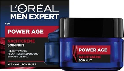 Ночной крем L'Oreal Professional Men Expert Против морщин
