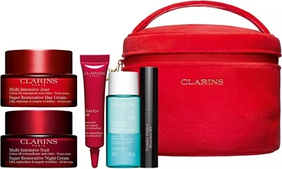 Наборы для ухода за лицом Clarins Super Restorative Luxury Collection Gift Set