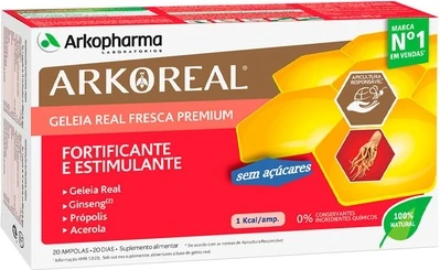 Витаминная сыворотка Arko Pharma Arkoreal Fresh Royal Jelly Premium с женьшенем
